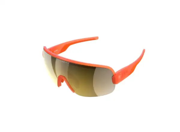 POC Aim okulary Fluorescent Orange Translucent/Violet Gold Mirror