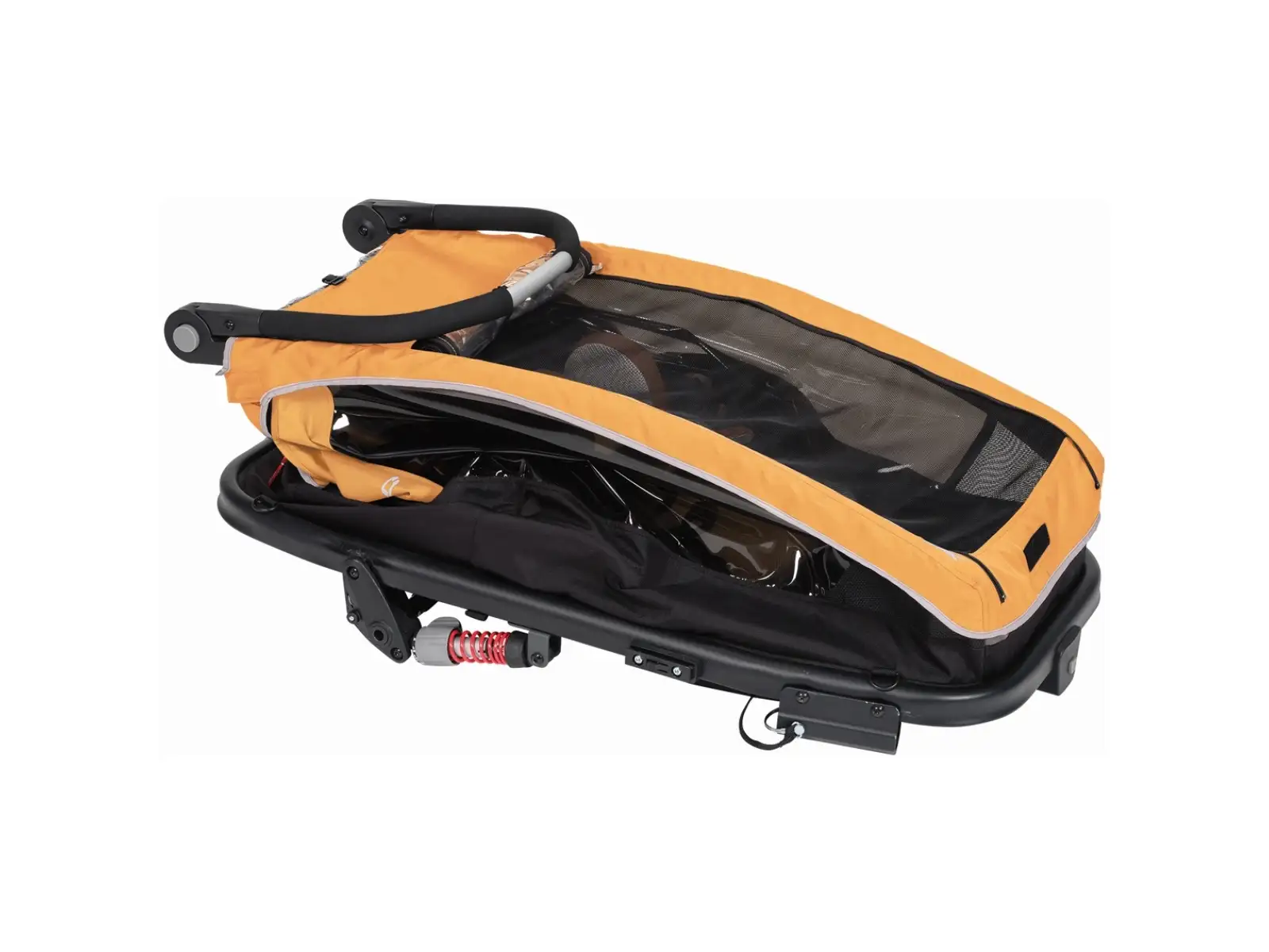 XLC MONOs BS-C09 dziecięcy przyczepka rowerowa 20" Marigold/Anthrazit