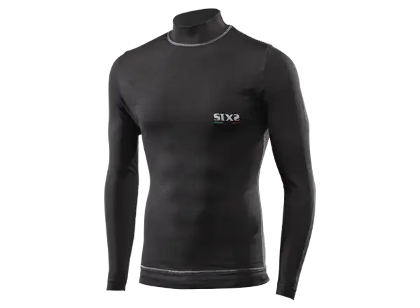 SIXS TS4P Windshell funkcjonalna koszulka długi rękaw czarna