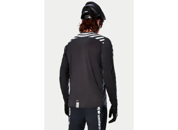 Alpinestars A-Dura Dri Oscar męska koszulka z długim rękawem Black Reflective