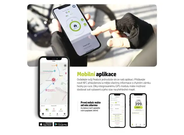Pealock 2 elektroniczny zamek różowa