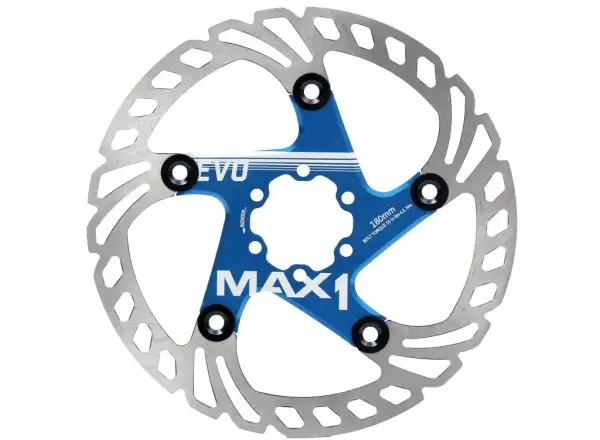 MAX1 Evo tarcza hamulcowa 180 mm niebieski