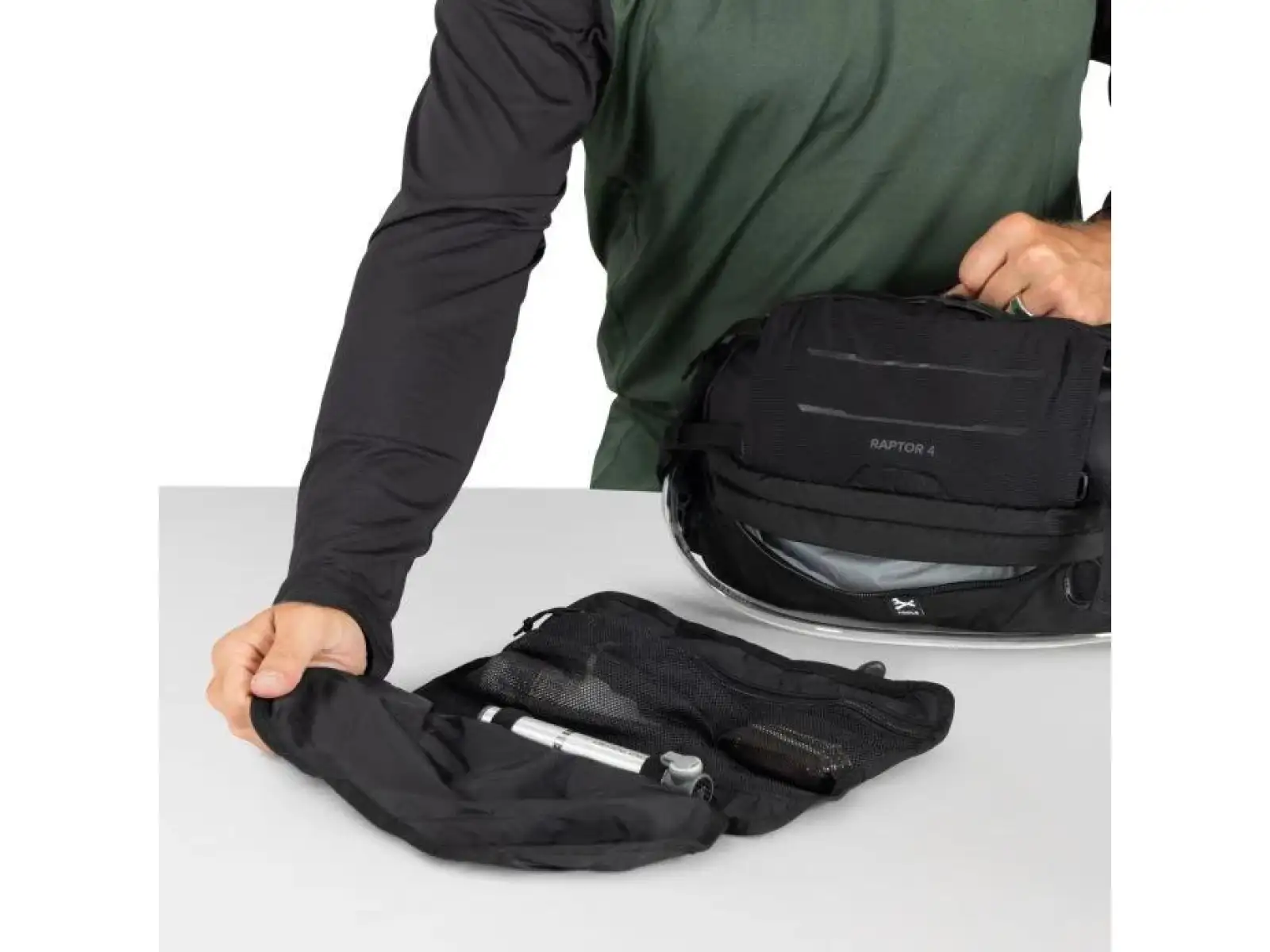 Osprey Raptor 4 nerka Pediment Grey