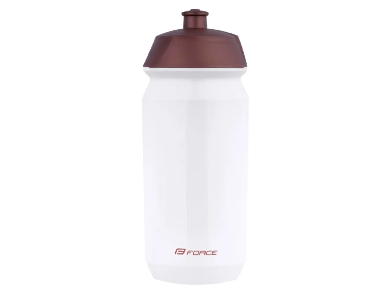Force Ride Bike bidon rowerowy 500 ml biały/brązowy