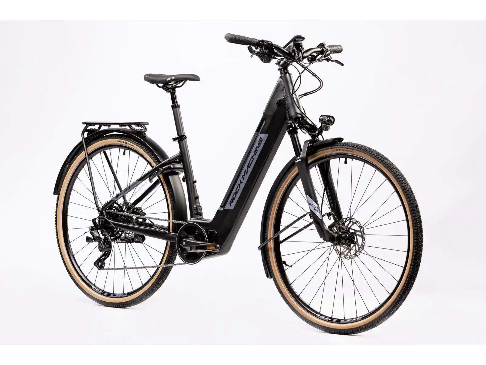 Rock Machine Crossride INT e450 Touring rower elektryczny Matte Black/Grey