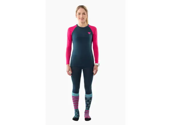 Dynafit Tour Merino 3/4 damskie spodnie dolne Blueberry/Marine Blue