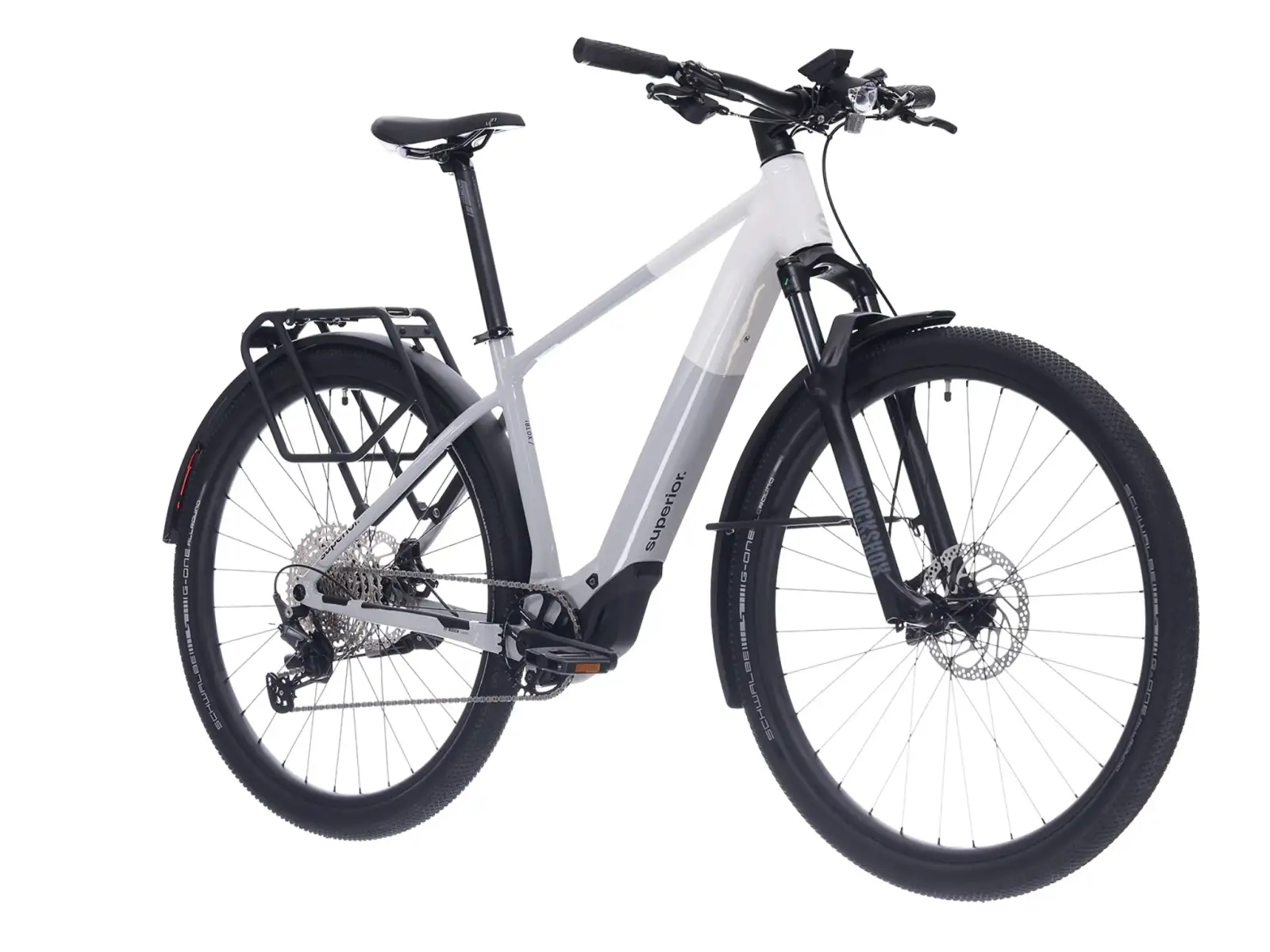 Superior iBlox 6.5 rower elektryczny miejski Gloss Grey
