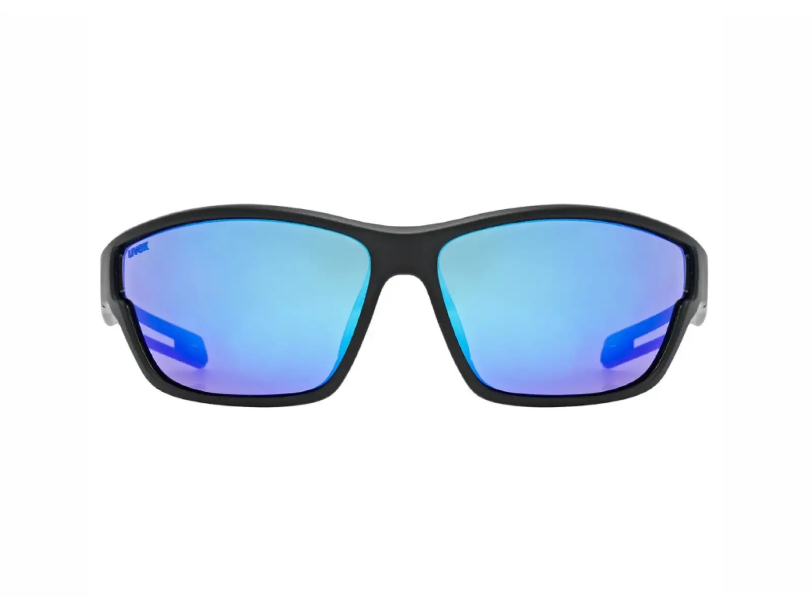 Uvex Sportstyle 806 okulary Black Matt/Mirror Blue