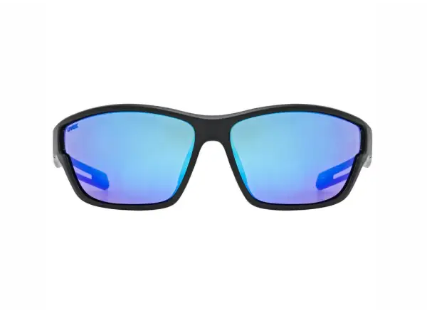 Uvex Sportstyle 806 okulary Black Matt/Mirror Blue