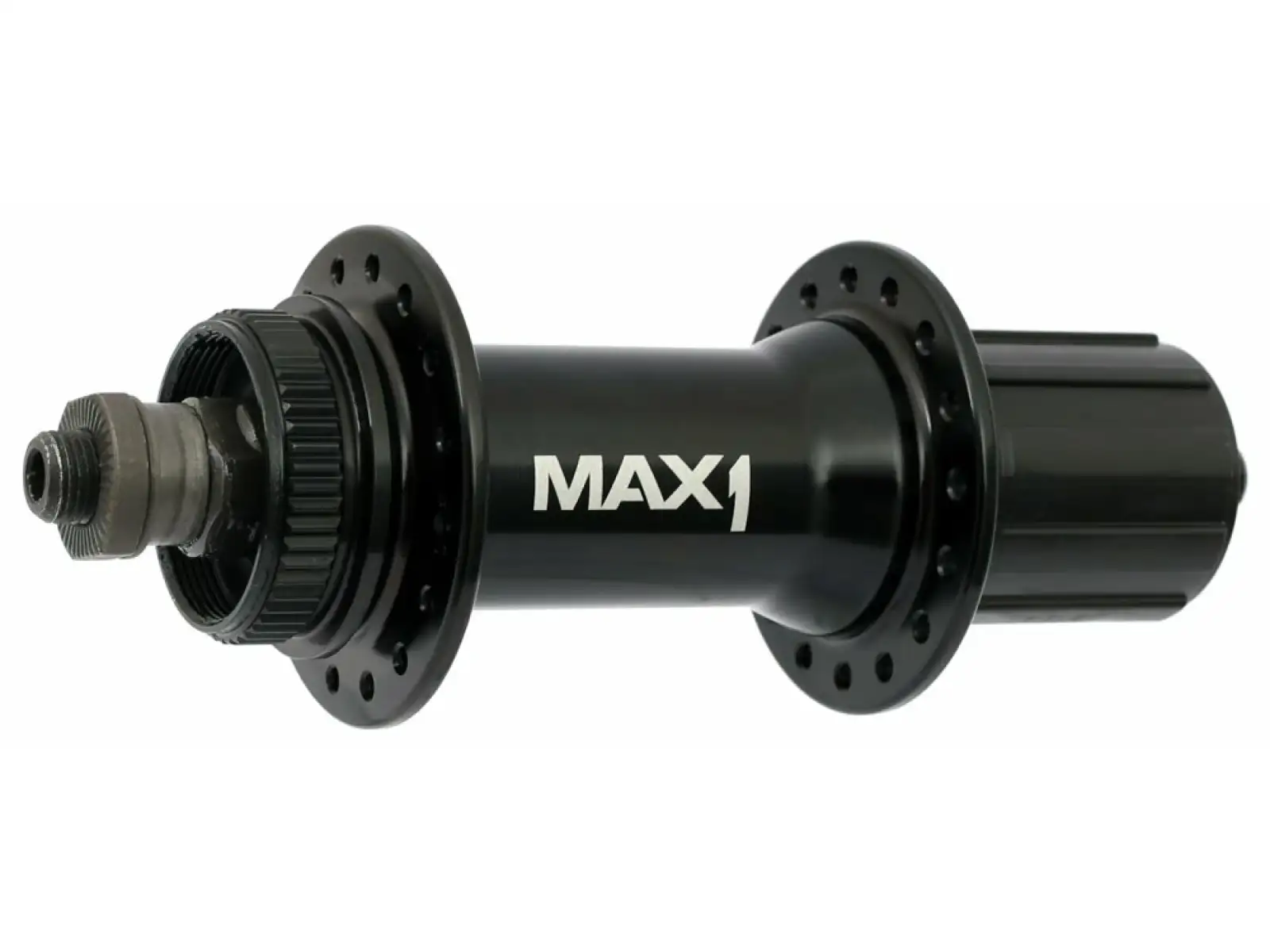 MAX1 Sport Mini Boost CL tylná piasta 5x141 mm czarna 32 otwory bębenek HG9