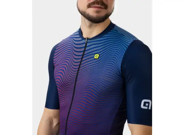 Alé PR-E Onda męska koszulka z krótkim rękawem Navy Blue