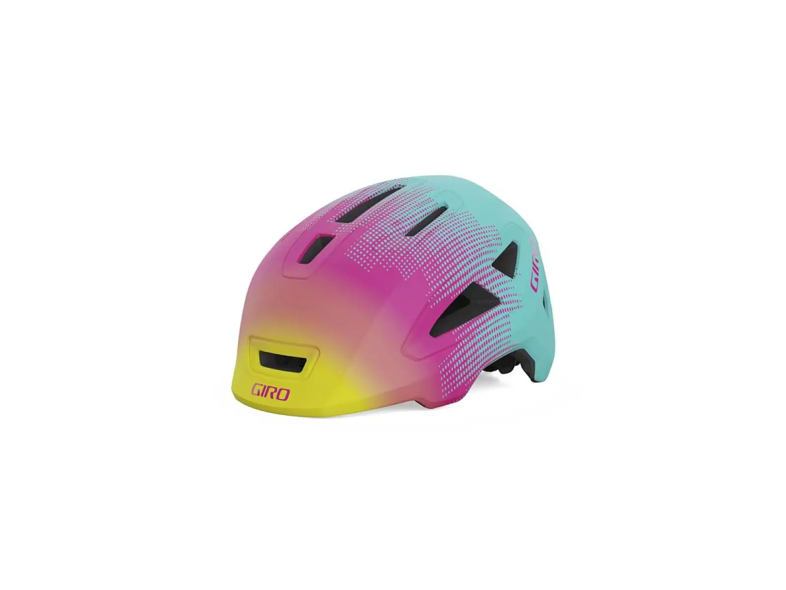 Giro Scamp II dziecięcy kask Mat Teal/Pink Towers
