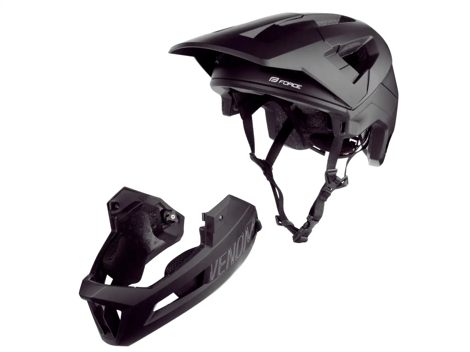 Force Venom downhill kask czarna