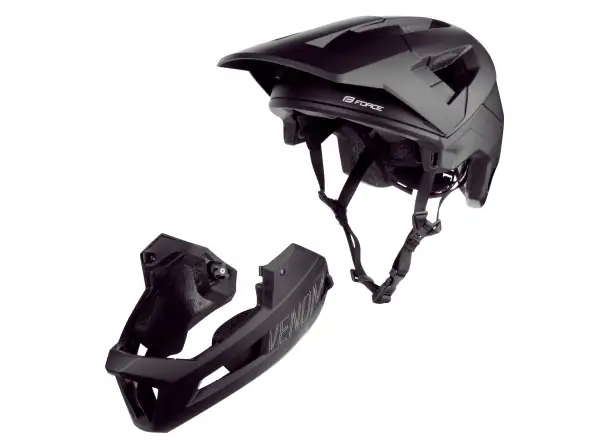 Force Venom downhill kask czarna