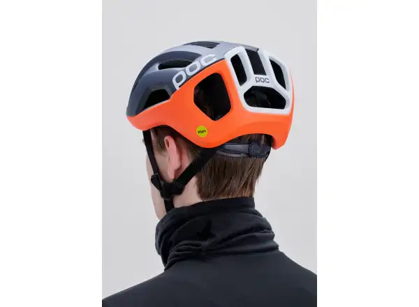 POC Ventral Air MIPS kask Apatite Navy Matt/Fluo. Orange Matt/Hydrogen White