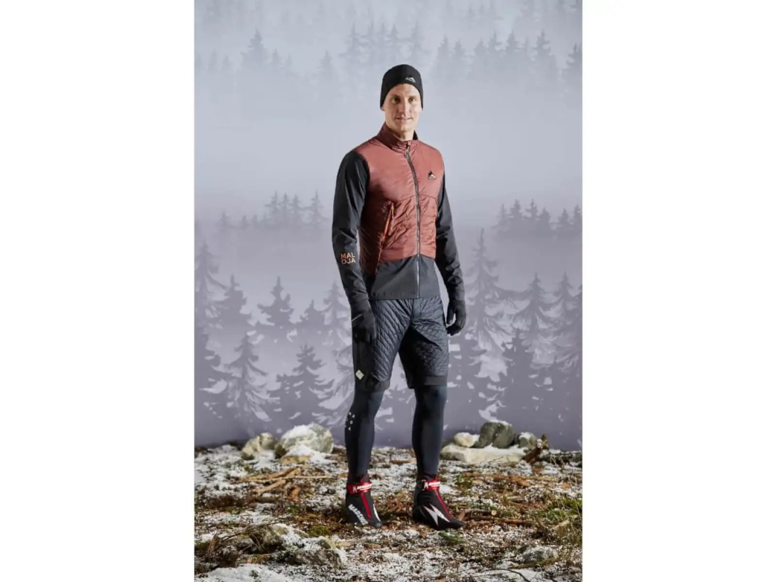 Maloja KolkrabeM. męska bluza moss multi