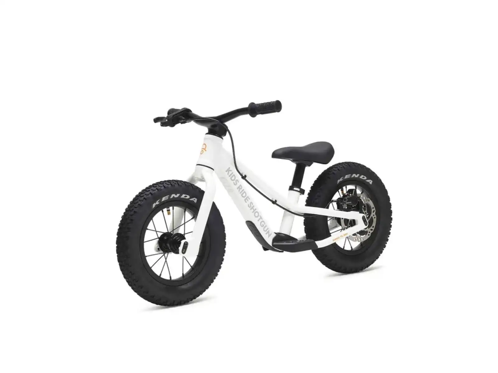 Kids Ride Shotgun dziecięcy rowerek biegowy Dirt Hero 12" z hamulcem 2026 biała