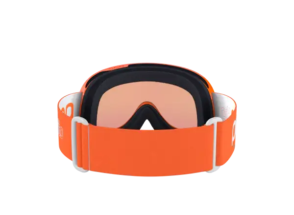 POC POCito Retina dziecięce gogle narciarskie Fluorescent Orange/Partly Sunny Light Orange