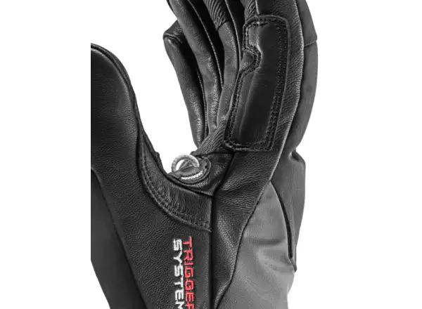 Leki Hevon Thermo 3D narciarskie rękawice Black