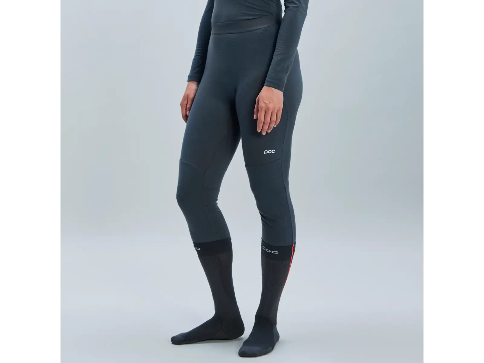 POC Merino 3/4 damskie spodnie sylvanite grey