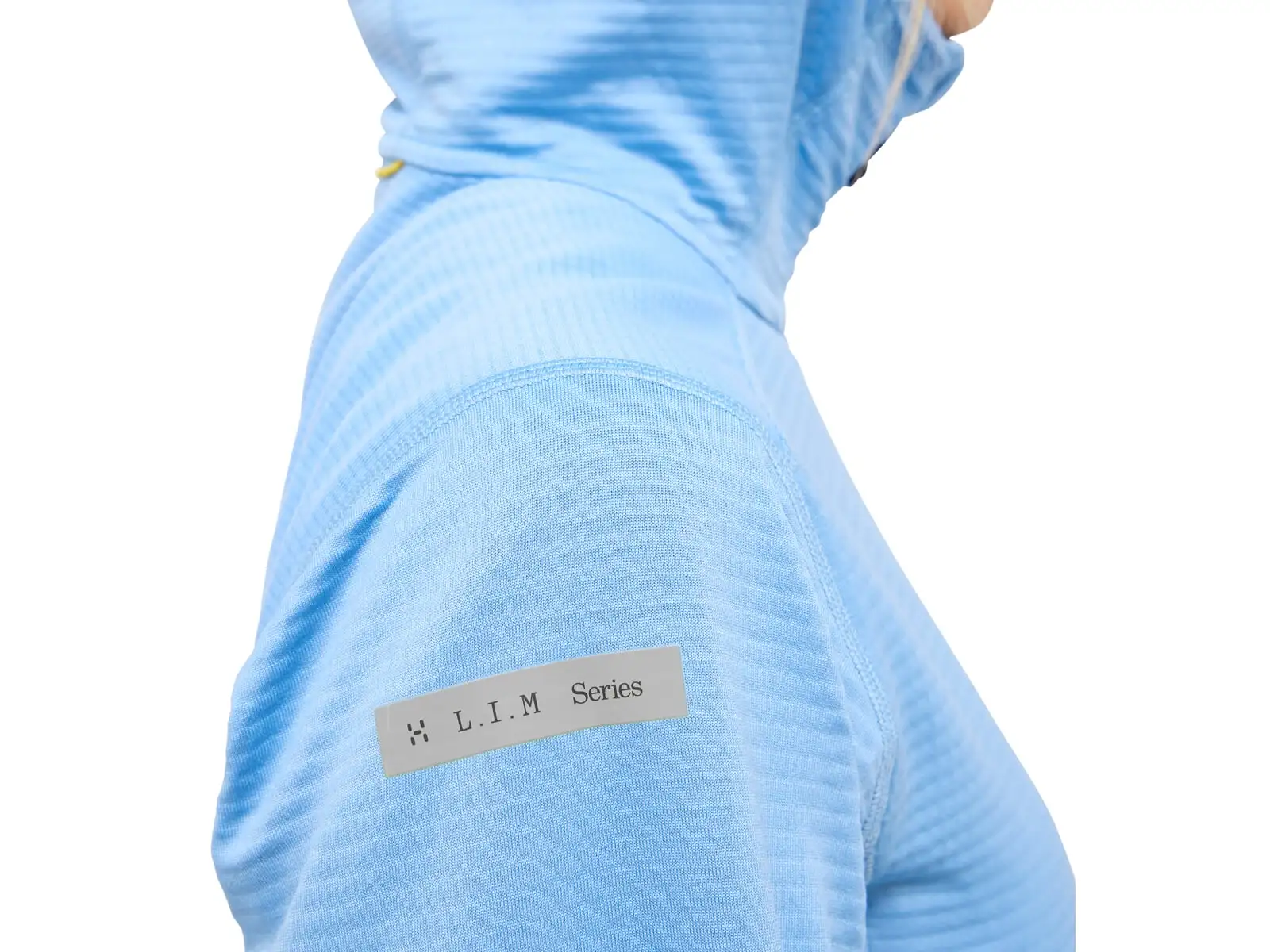 Haglöfs L.I.M Mid Multi Hood damska bluza z kapturem jasno niebieska