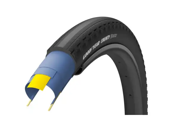 Goodyear County Ultimate Tubeless Complete 40-622 gravel opona kevlar Black
