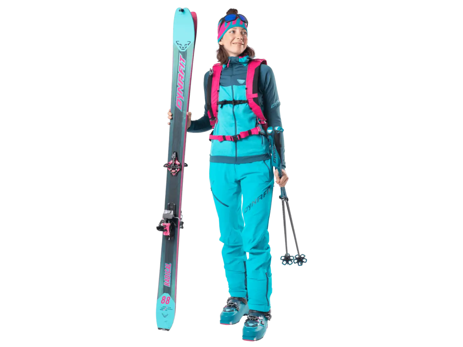 Dynafit Radical 88 damskie narty skiturowe Reef/Flamingo