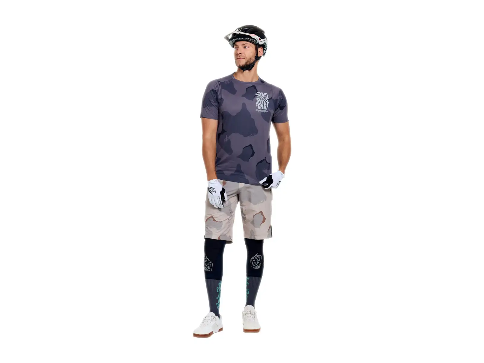 Troy Lee Designs Skyline Pro męskie spodnie Flow Camo Pumice