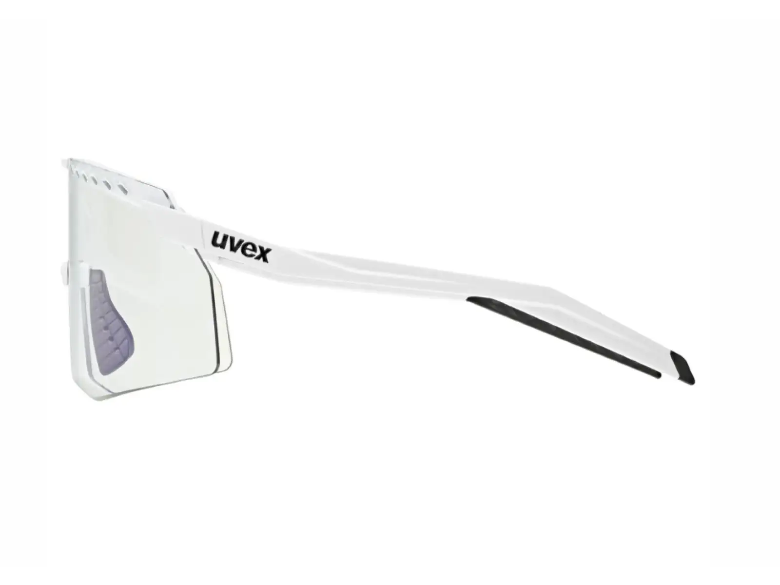 Uvex Pace Stage Variomatic okulary White Matt/Mirror Blue
