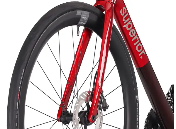 Superior RR 9.8 rower szosowy Gloss Red/Carbon Red