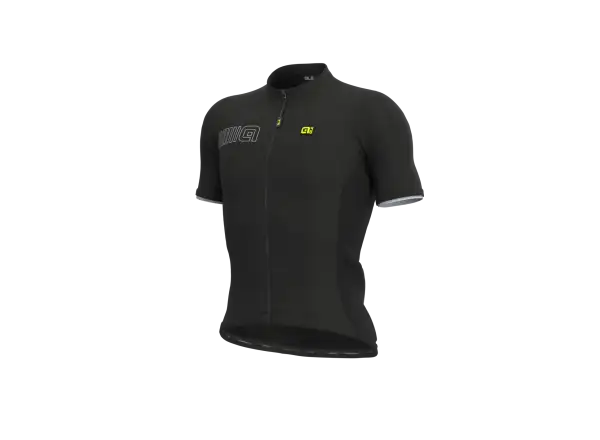 Alé Solid Colour Block męska koszulka z krótkim rękawem Black