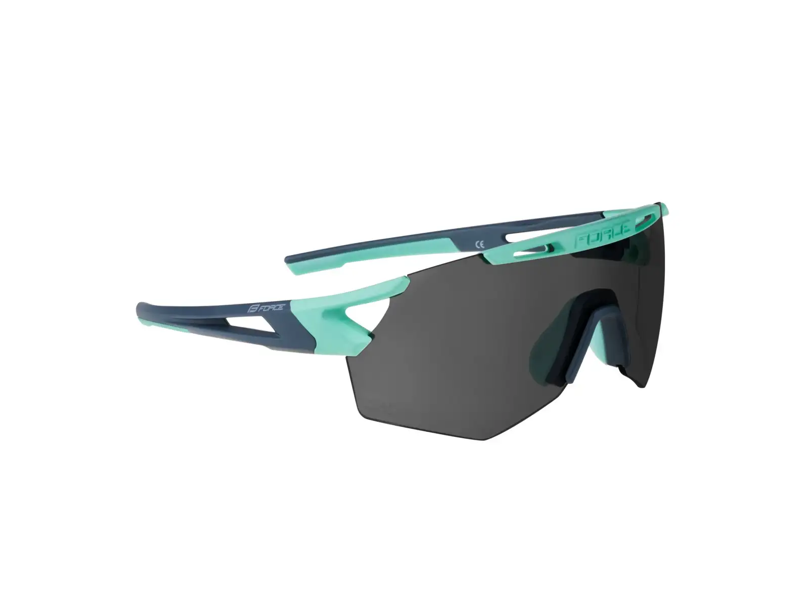 Force Arcade okulary rowerowe Mint-stormy Blue/czarne szkła polaryzacyjne