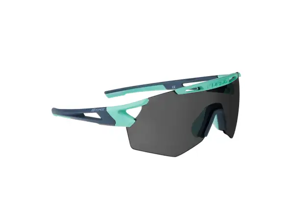 Force Arcade okulary rowerowe Mint-stormy Blue/czarne szkła polaryzacyjne