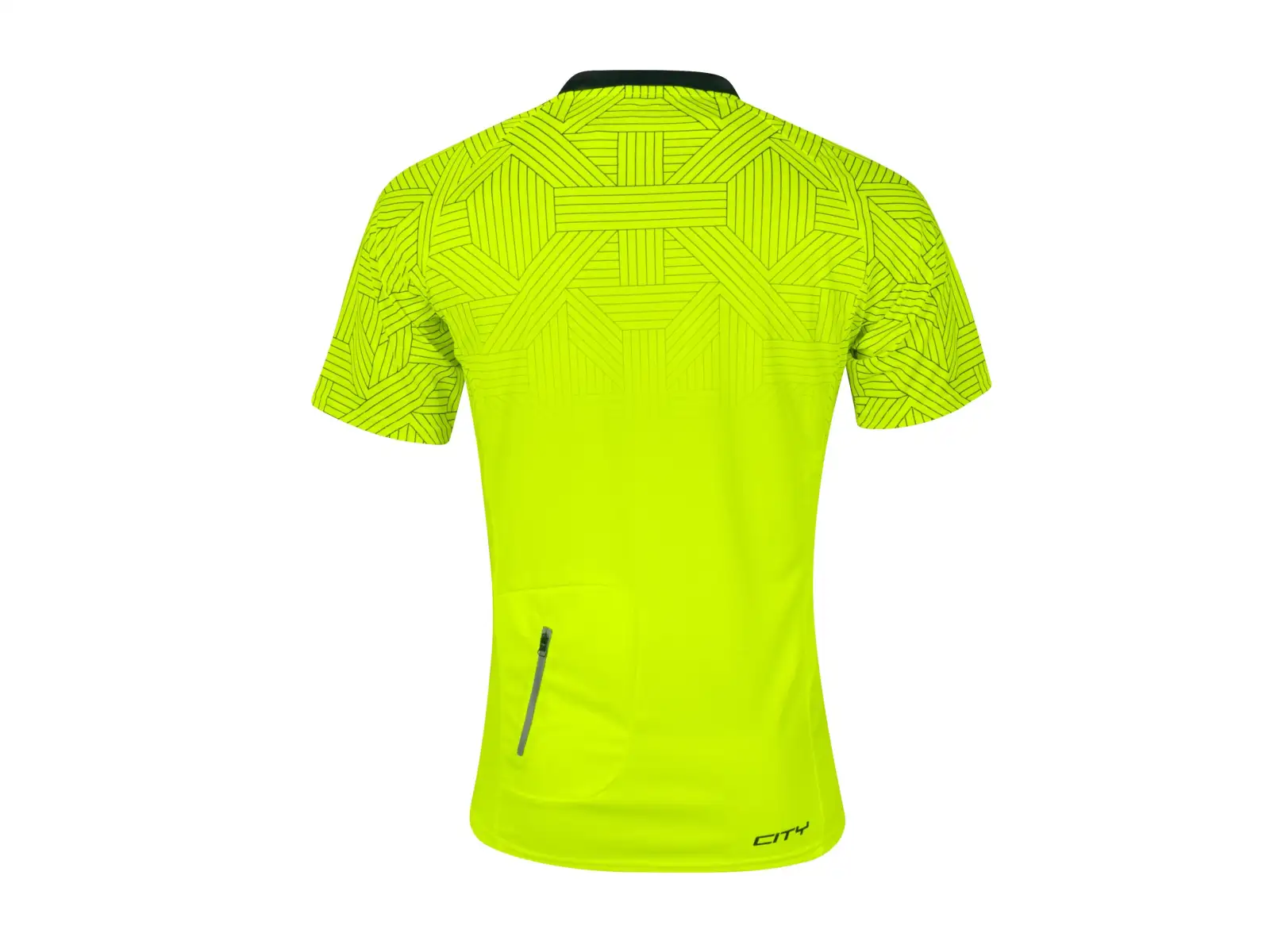 Force City męska koszulka krótki rękaw fluo/czarna
