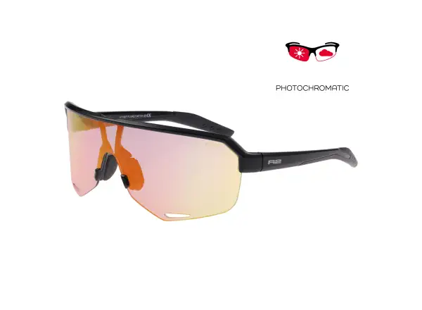 R2 Fluke okulary czarne/fotochromatyczne czerwone