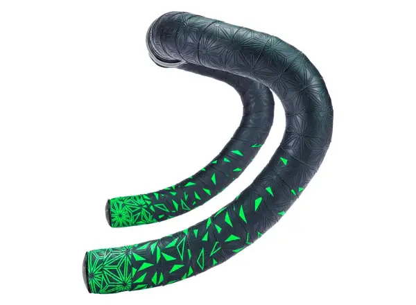 Supacaz Super Sticky Kush Star Fade owijka Neon Green Star Fade/Neon Green Plug