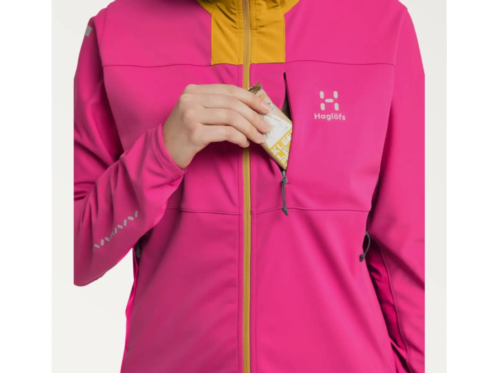 Haglöfs L.I.M Hybrid Softshell damska kurtka różowa
