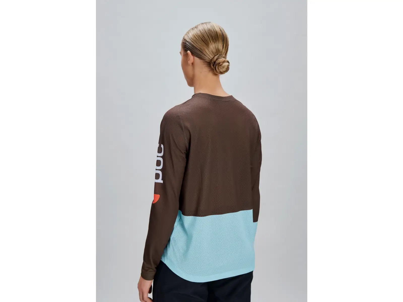 POC Motion Air damska koszulka z długim rękawem Bronzite Brown/Lazurite Blue