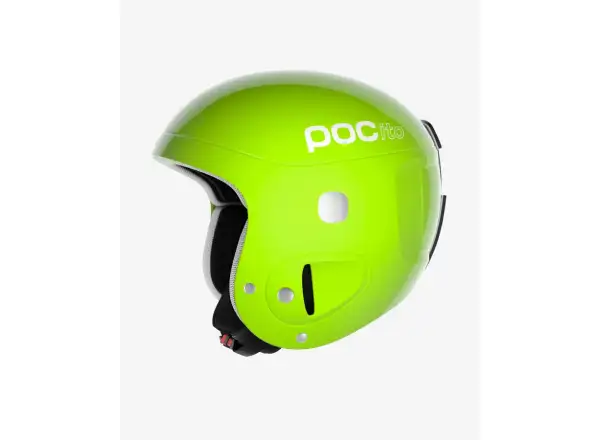 POC POCito Skull dziecięcy kask narciarski fluorescent yellow/green regulowany rozmiar Uni