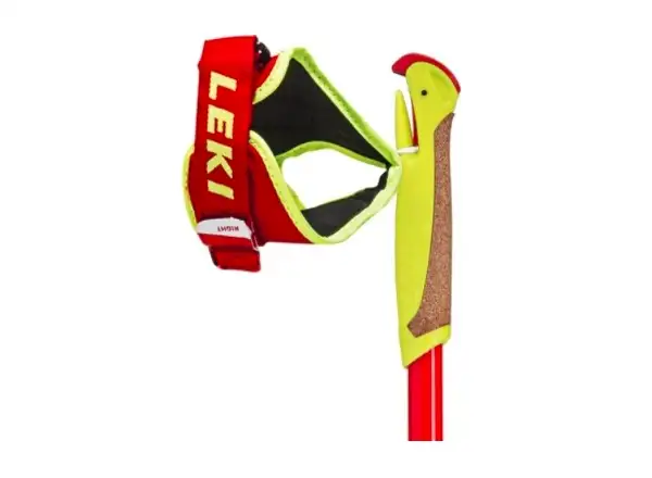 Leki HRC Junior dziecięce biegowe karbonowe kije Neon red/Yellow/Black
