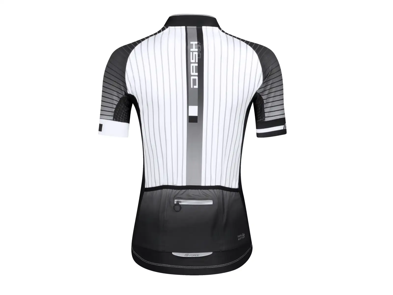 Force Dash Lady damski dres krótki rękaw czarna/biała