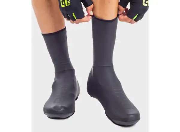 Alé Accessori Rain 2.0 rowerowe ochraniacze na buty Black/Fluo Yellow