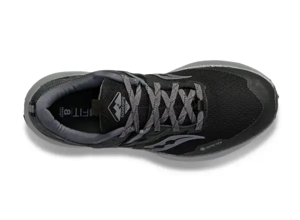 Saucony Ride 15 TR GTX damskie buty do biegania Black/Charcoal