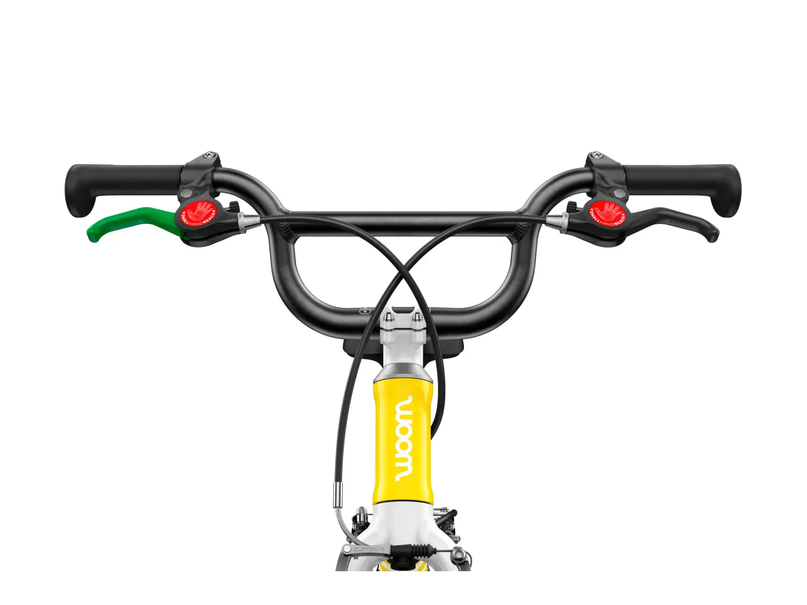 Woom GO 1 Plus dziecięcy rowerek biegowy 14" Vibrant Yellow
