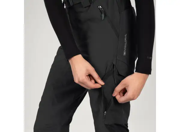 Endura Hummvee damskie spodenki 3/4 z wkładką Black