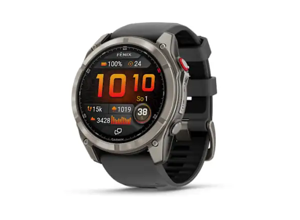 Garmin fenix 8 Pro 51 mm AMOLED Sapphire inteligentny zegarek Titanium Graphite/Black