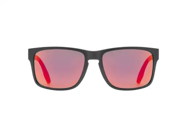 Uvex Poise okulary przeciwsłoneczne Black Matt/Mirror Red