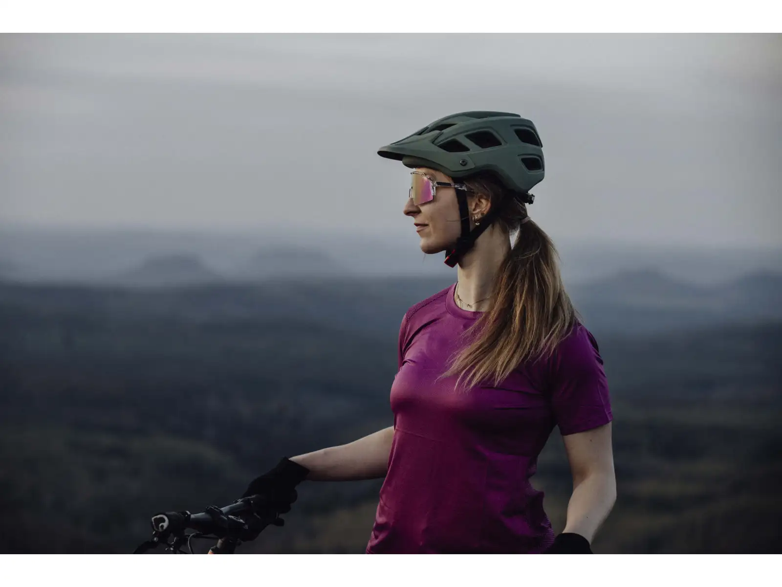 Force Ibex Mtb kask zielona