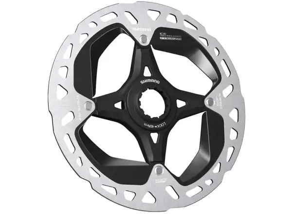 Shimano RT-MT900 tarcza hamulcowa 140 mm, center lock, Ice Tech, zewnętrzny lock ring