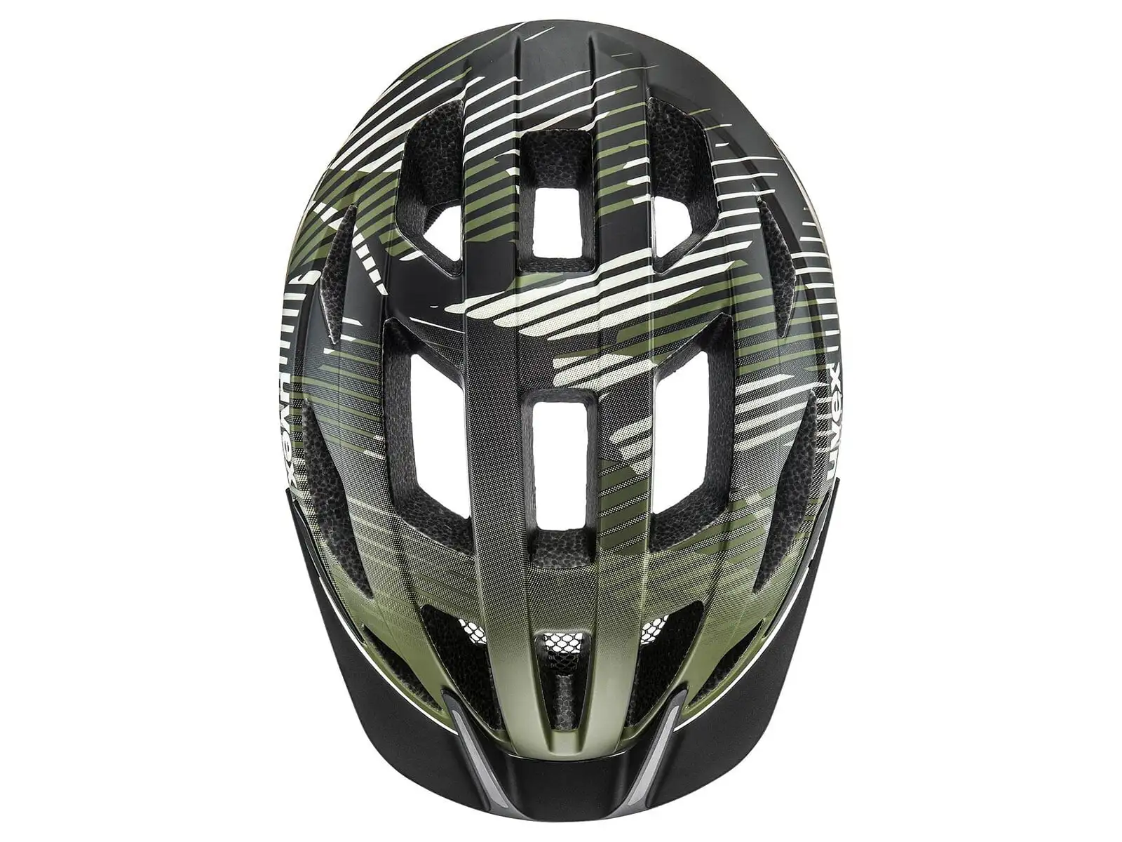 Uvex Air Wing 2 CC kask dziecięcy Dark Olive-Black Matt